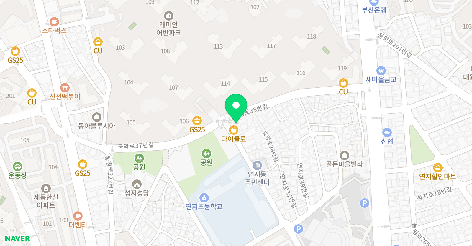 래미안 음악학원 위치