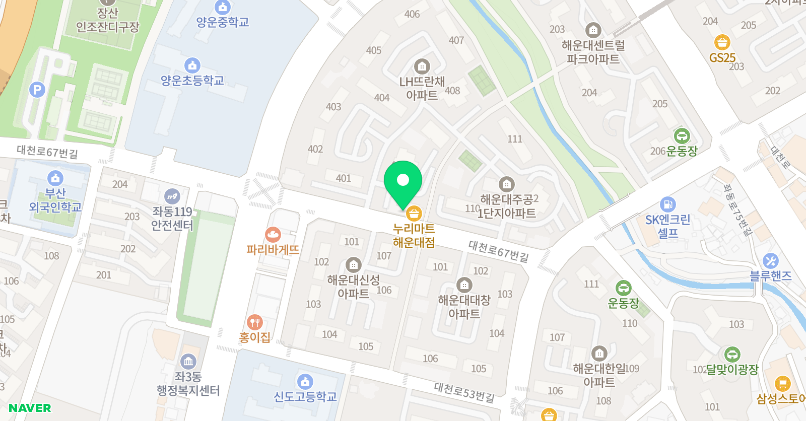 삼성영어 양운캠퍼스 위치