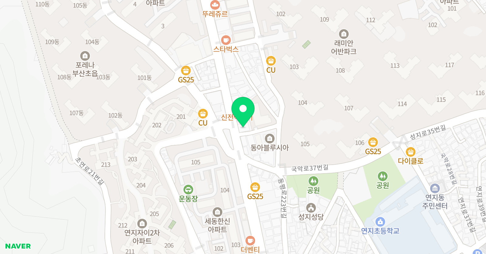 위니드영어학원 위치