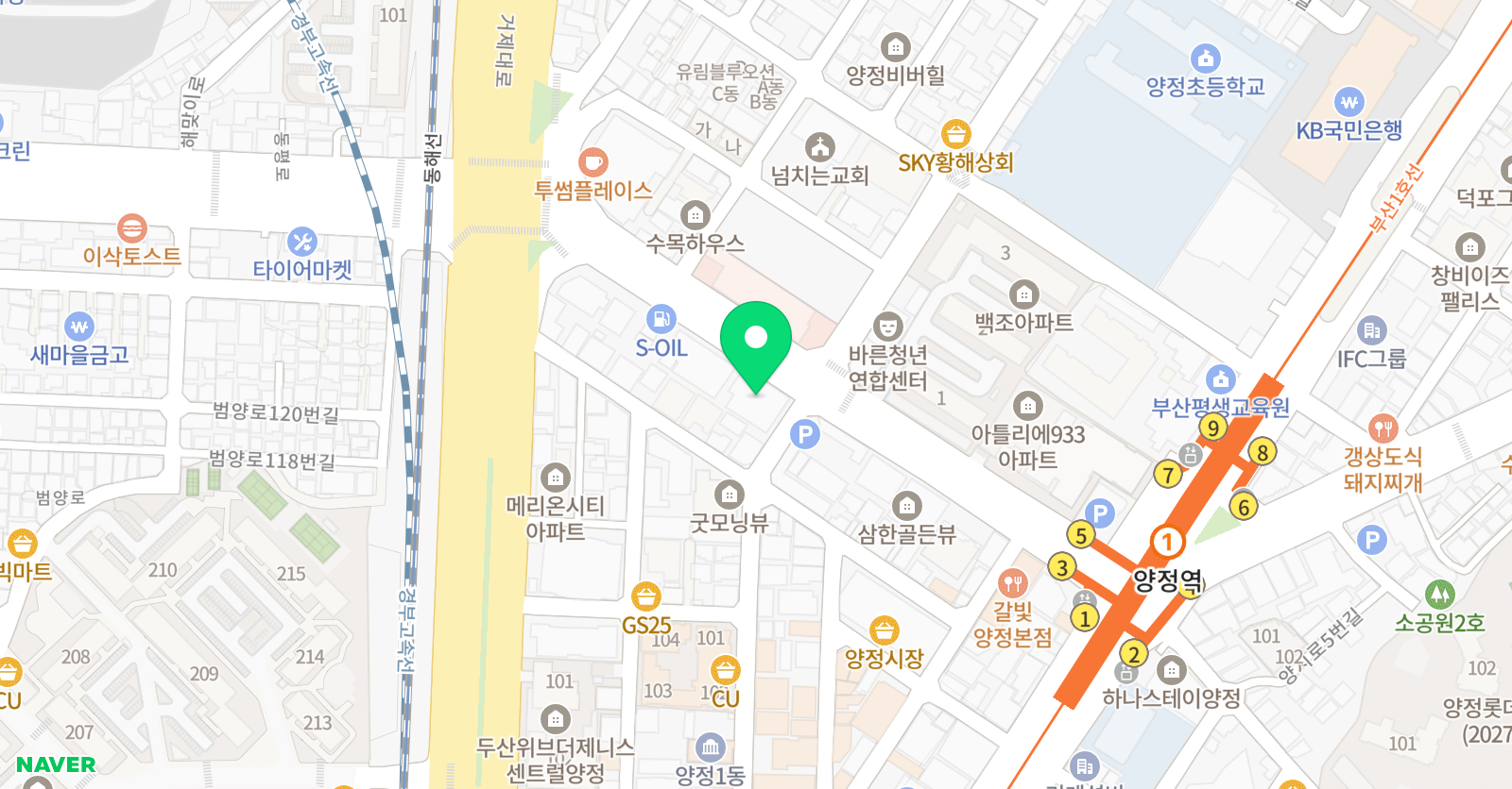 국가대표 무혼태권도장 위치