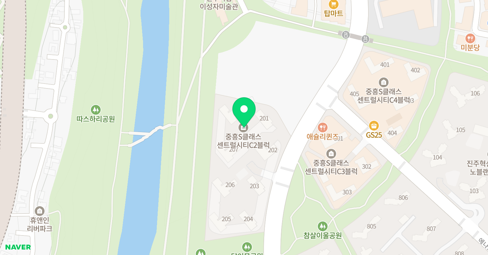 책통클럽 독서교실 진주중흥센트럴시티 위치