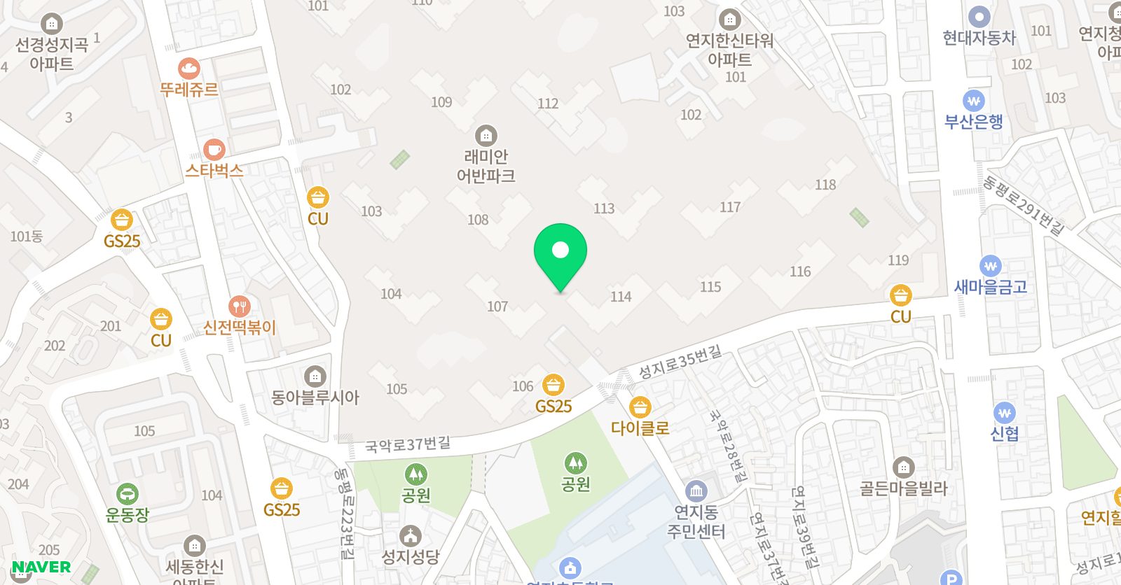 아소비 부산연지1점 위치