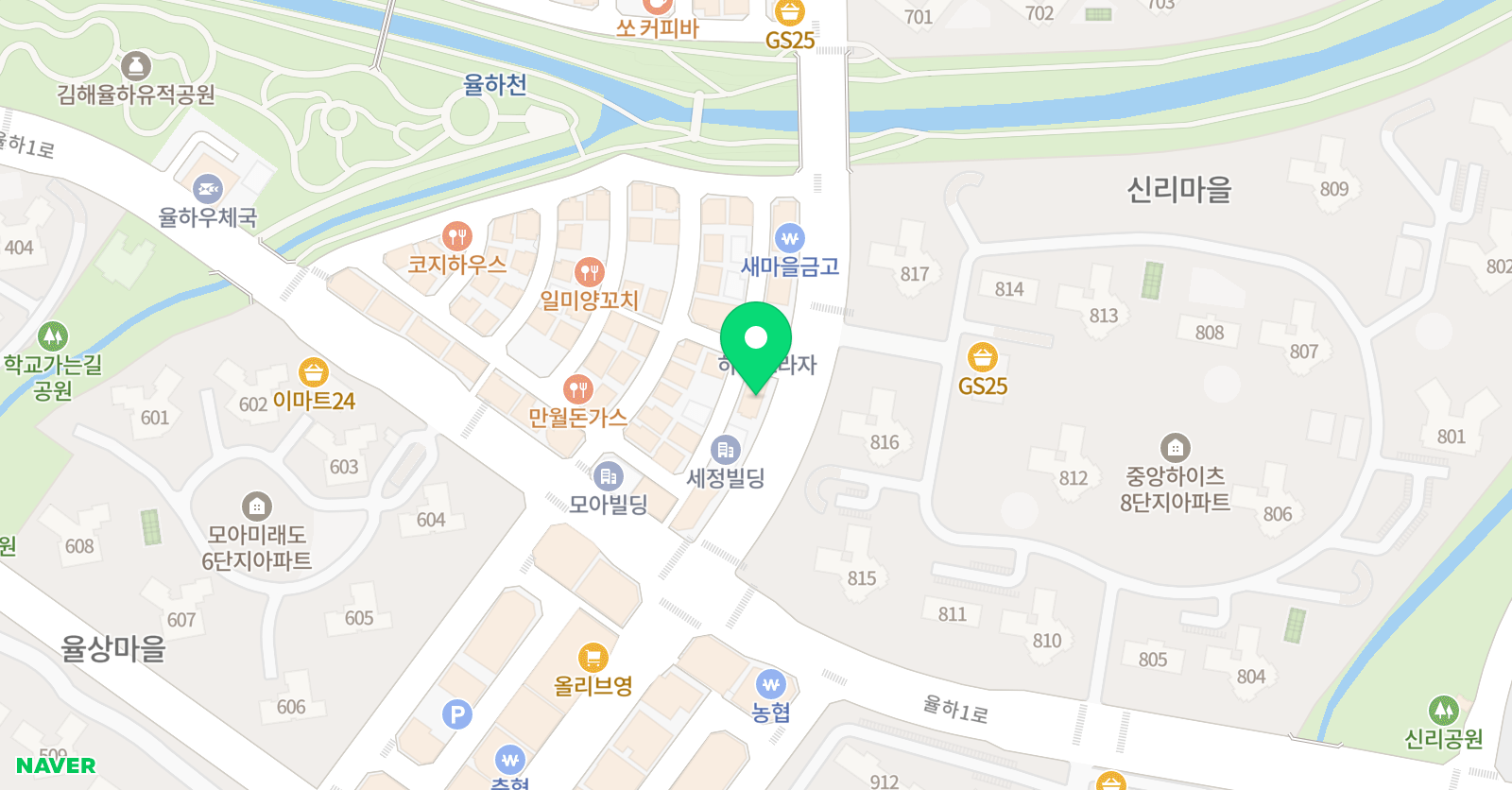 성민하 수학과외전문학원 위치