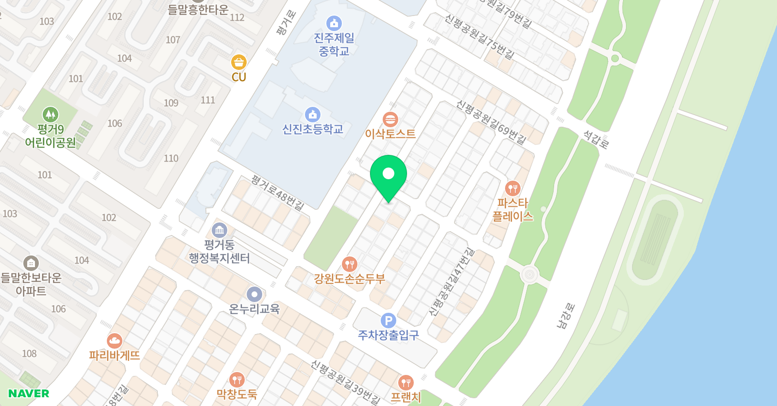 박하 미술학원 위치