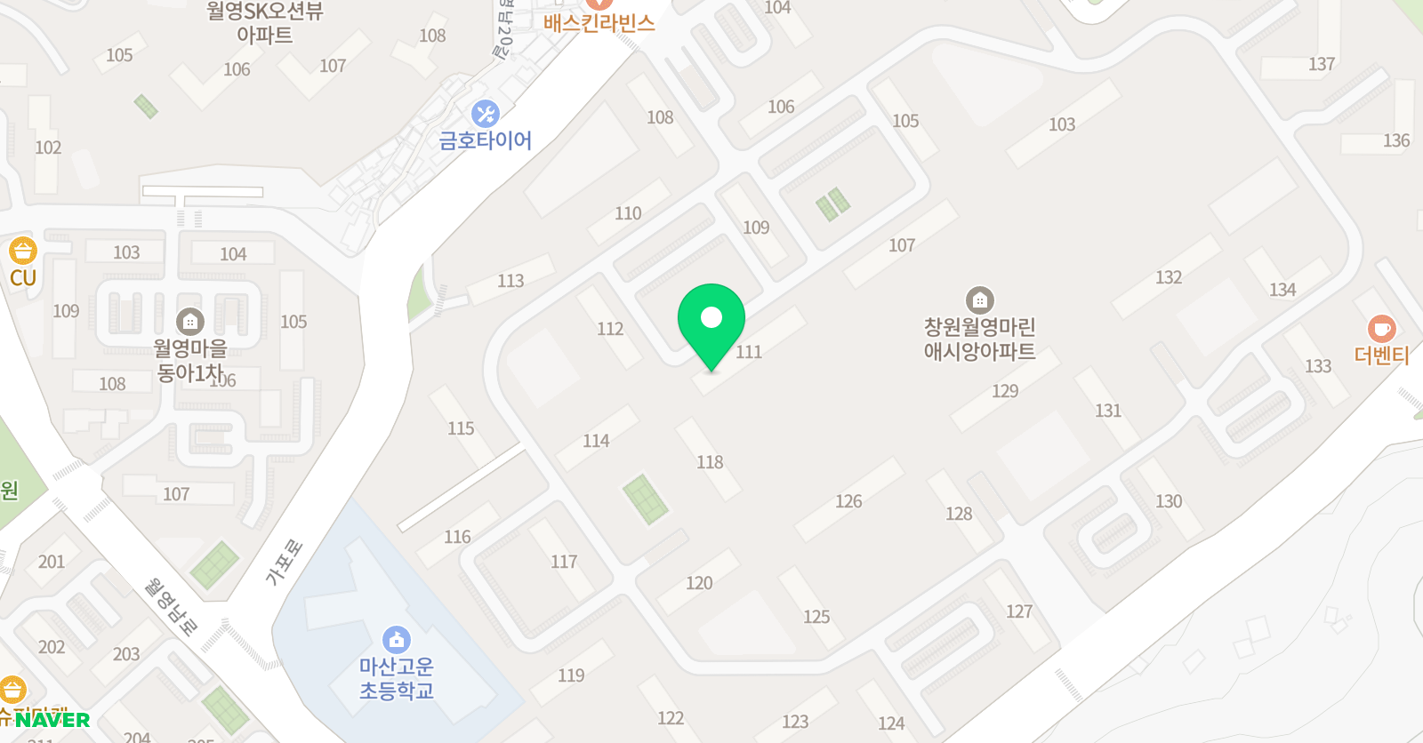 바른 수학 위치