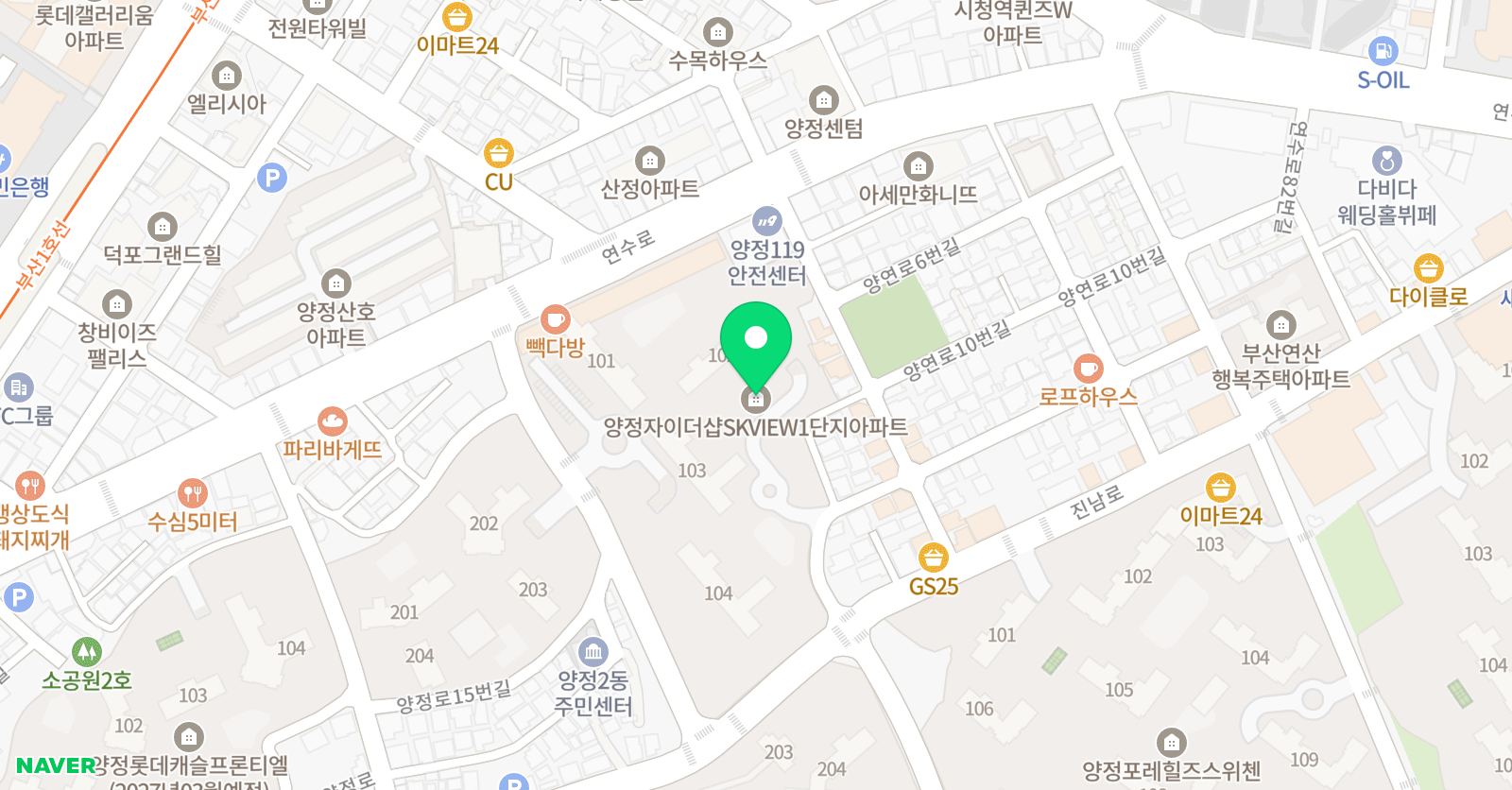 책통클럽 양정자이독서전문학원 위치