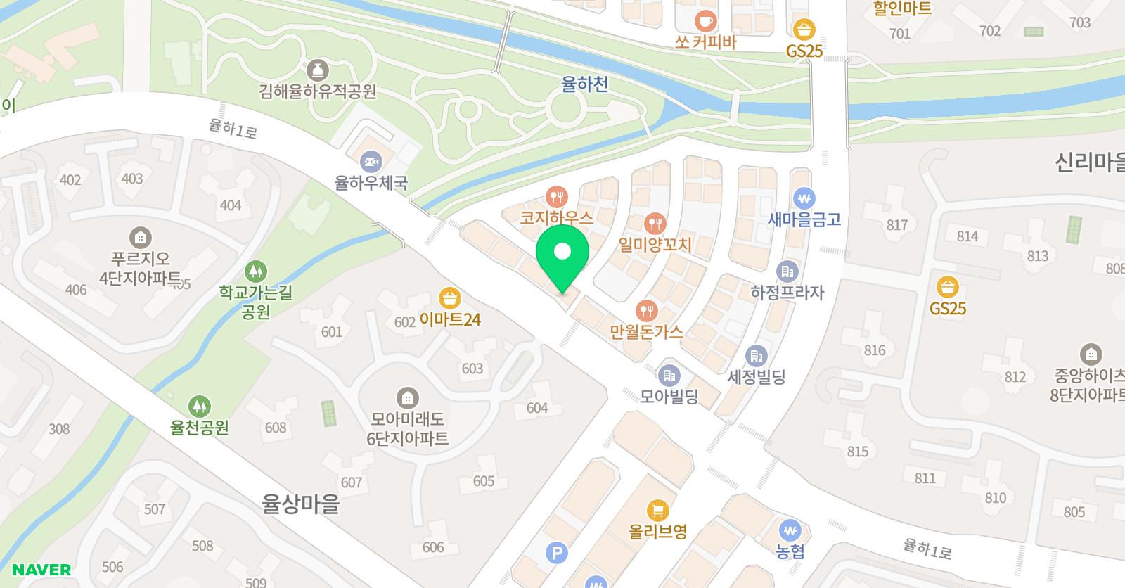노부영 영어드림 김해율하관동 영어교습소 위치