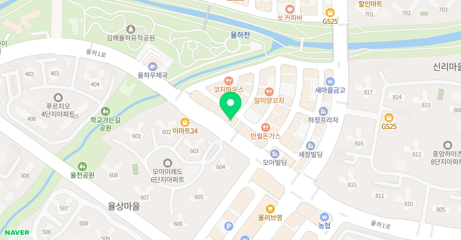윤쌤 수학영어학원 위치