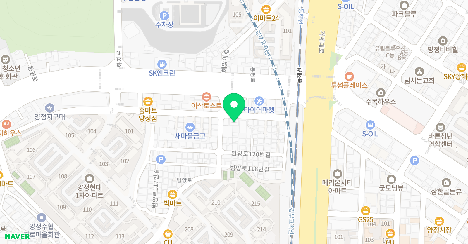 메카수학학원 위치
