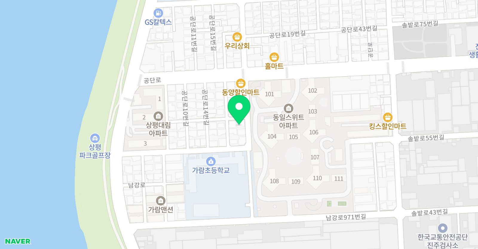 유턴 학원 위치