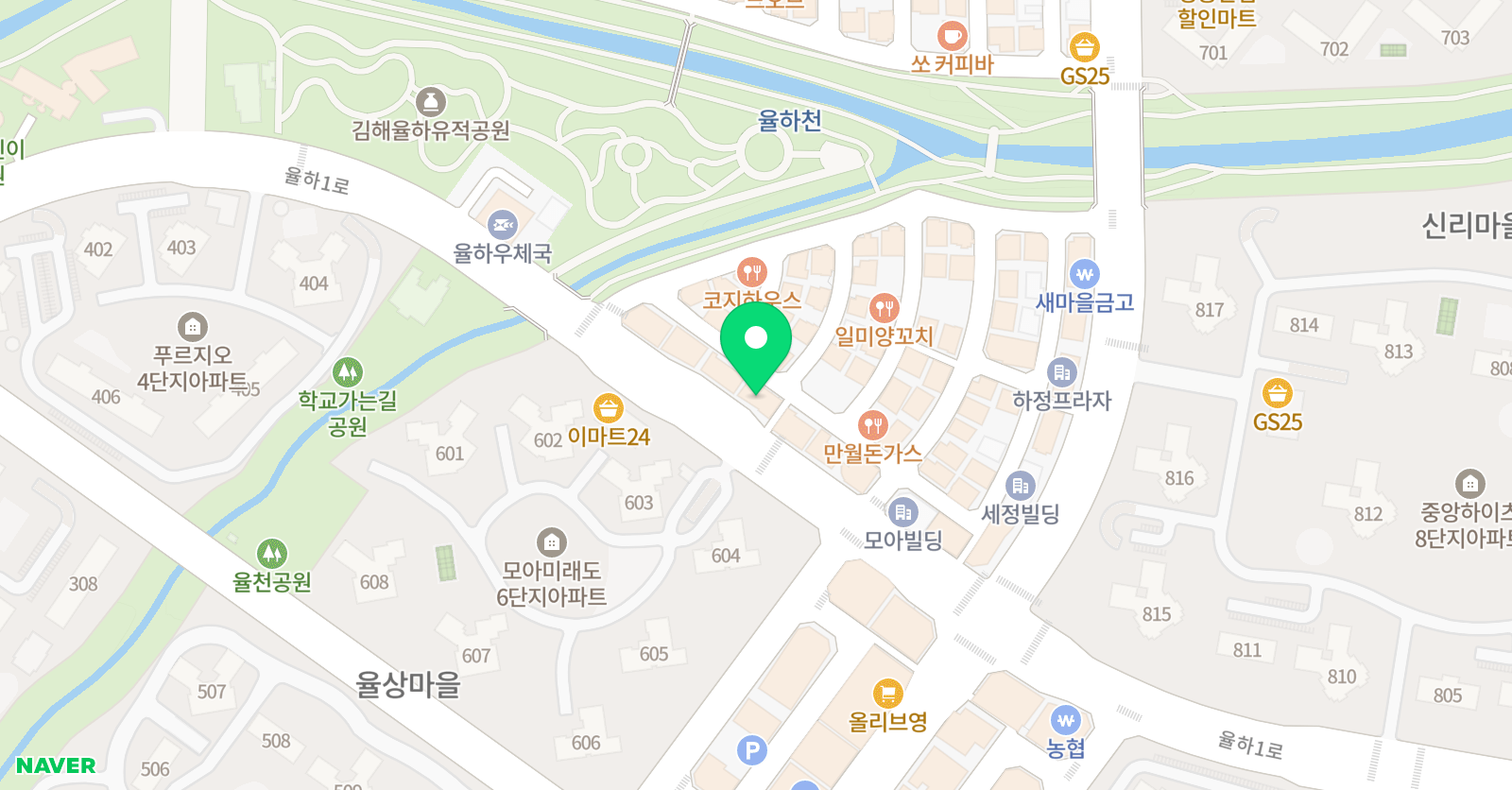 다상량 수학학원 위치
