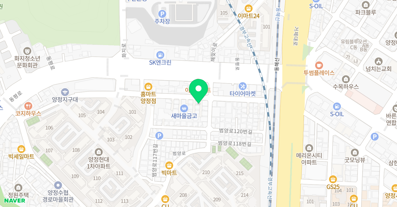 김효정 수학 교습소 위치