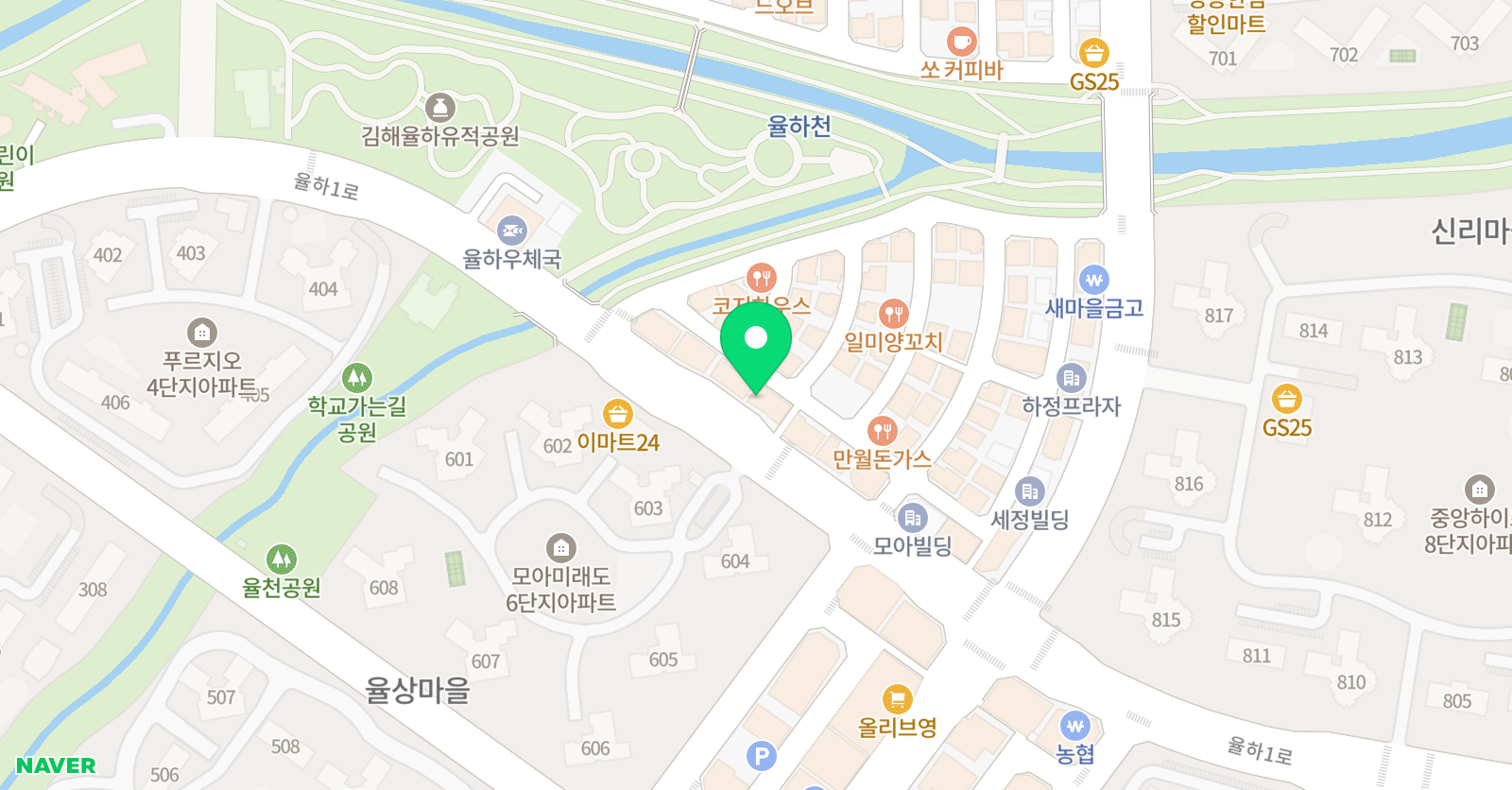 하나래 음악학원 위치