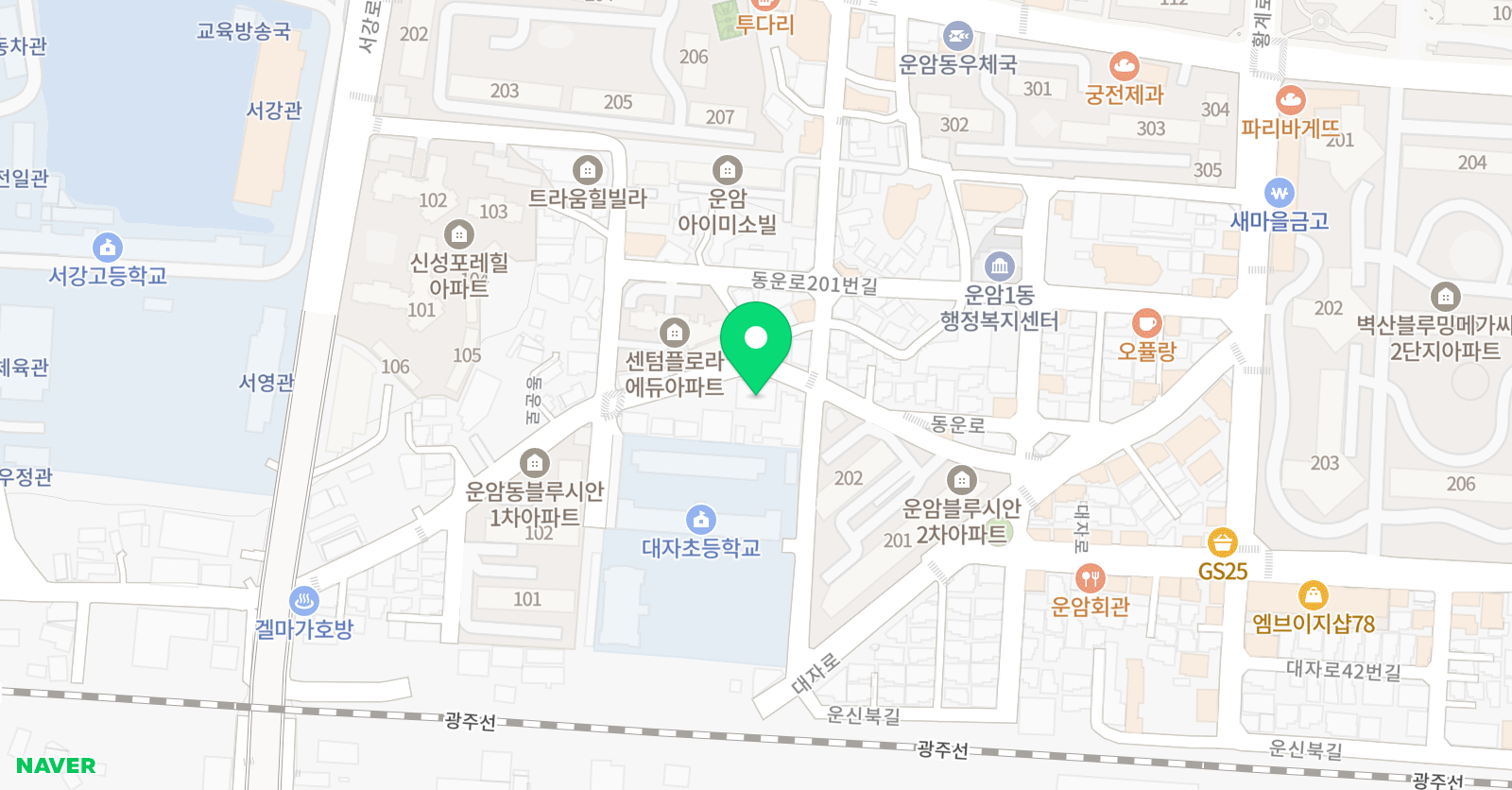 위니드 수학학원 위치