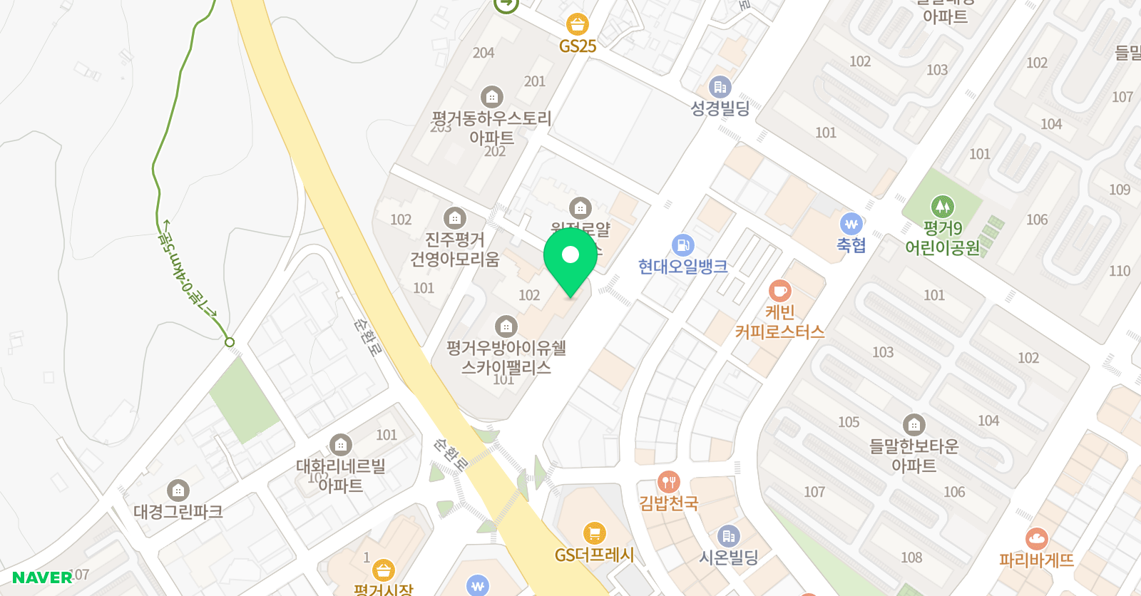 위풍당당 파인스피치 위치