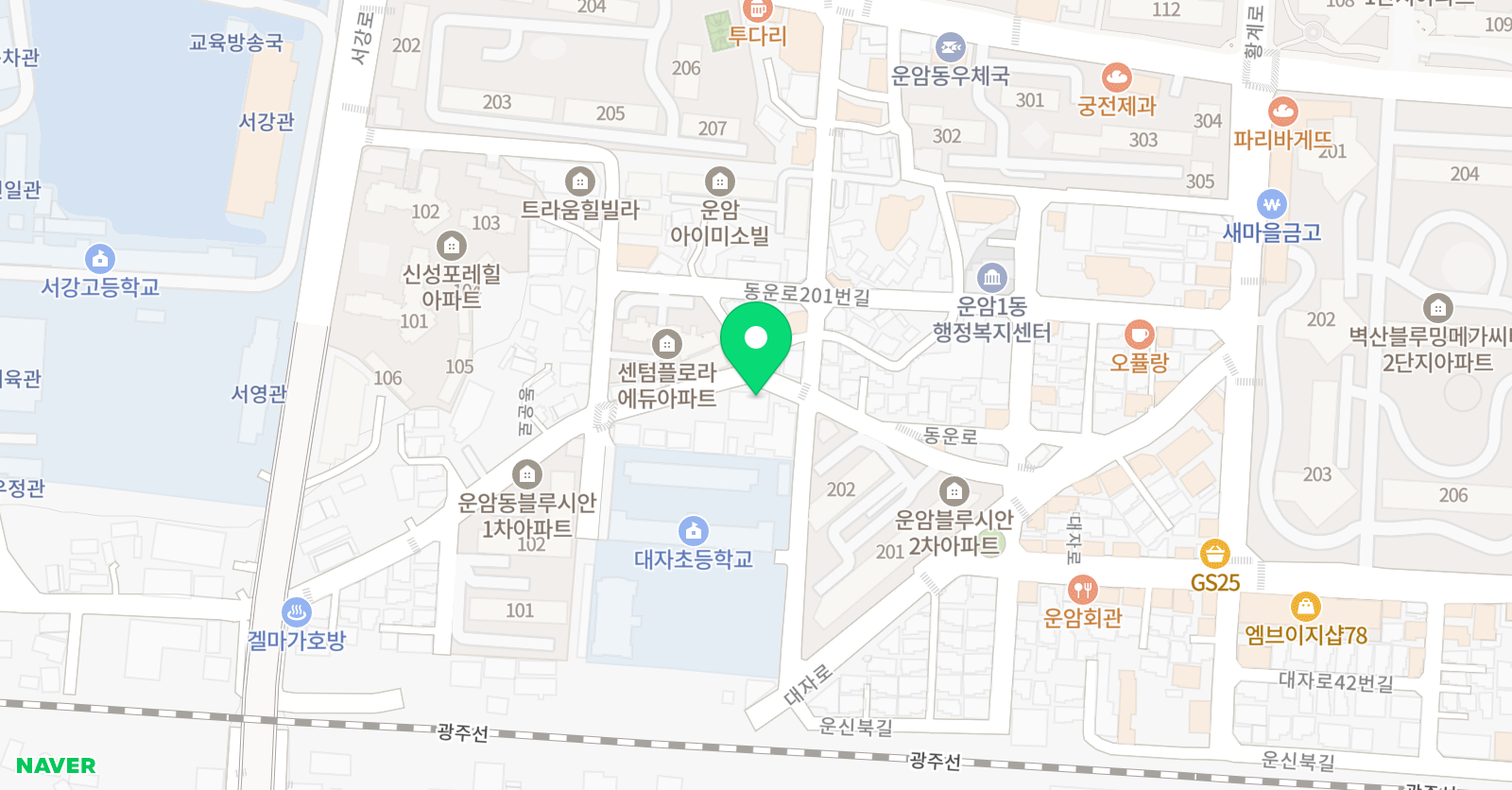 대자 태권스쿨 위치