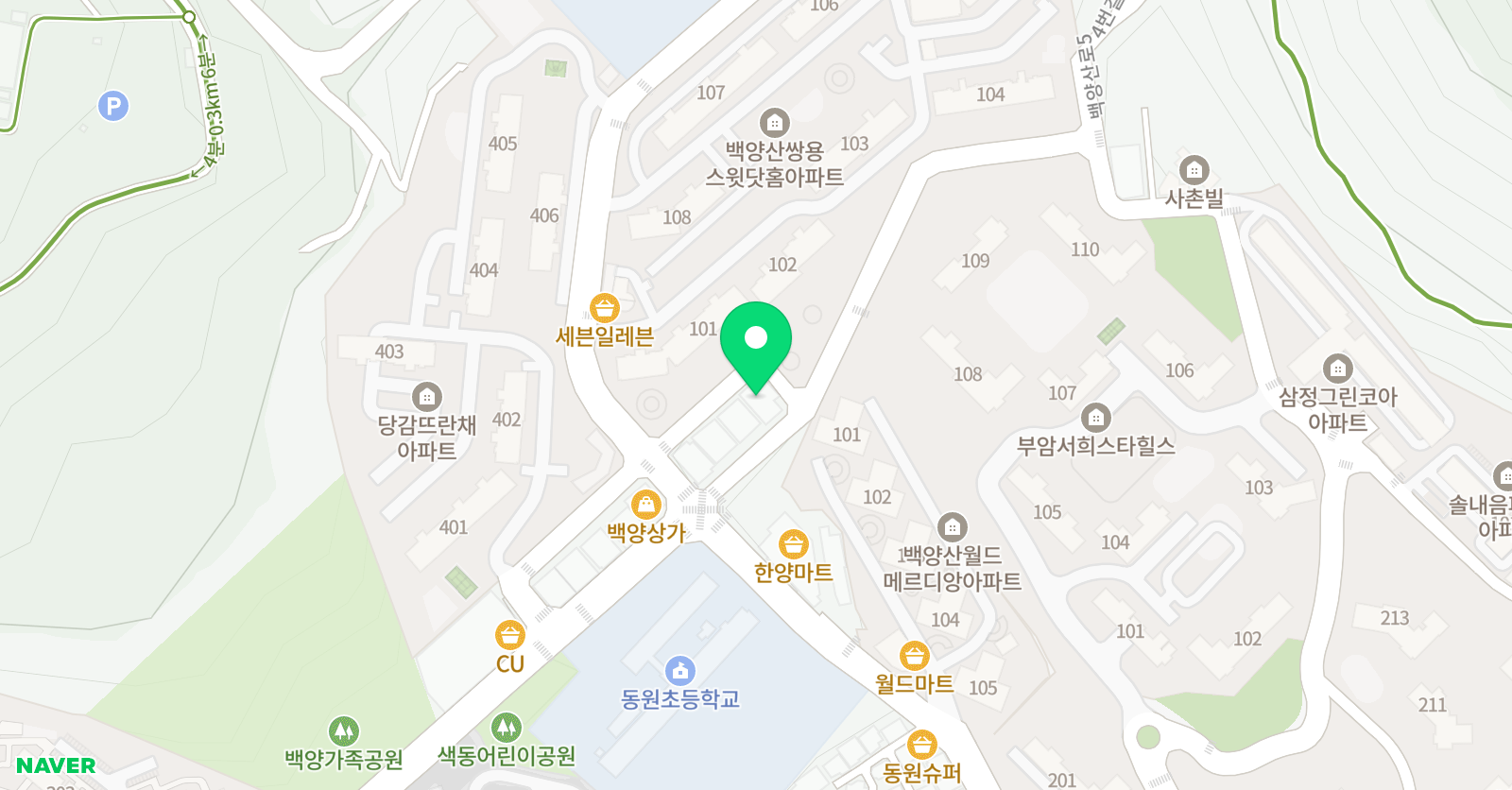 독서로학습 부암학원 위치