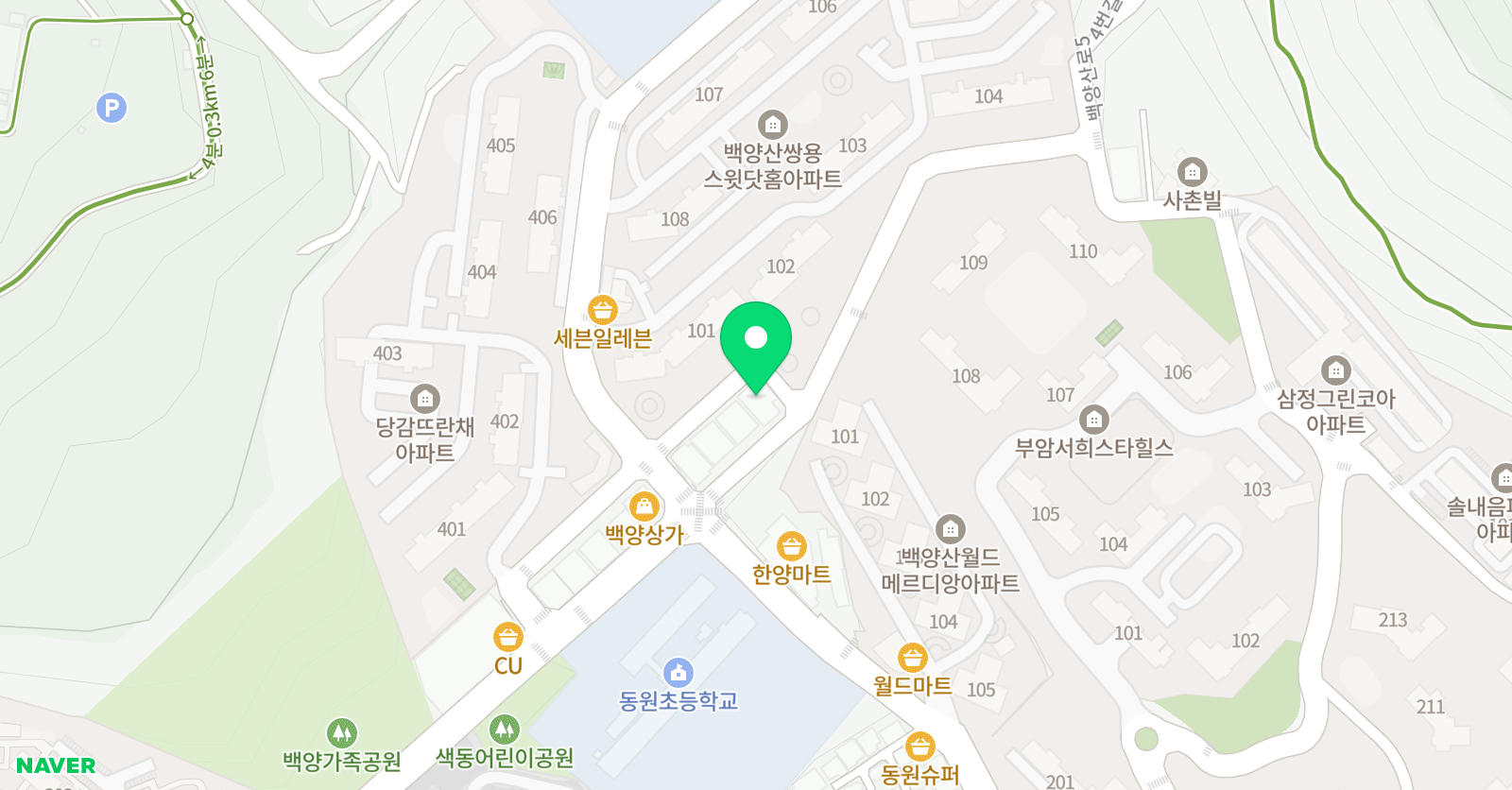 발그레아트 미술학원 위치