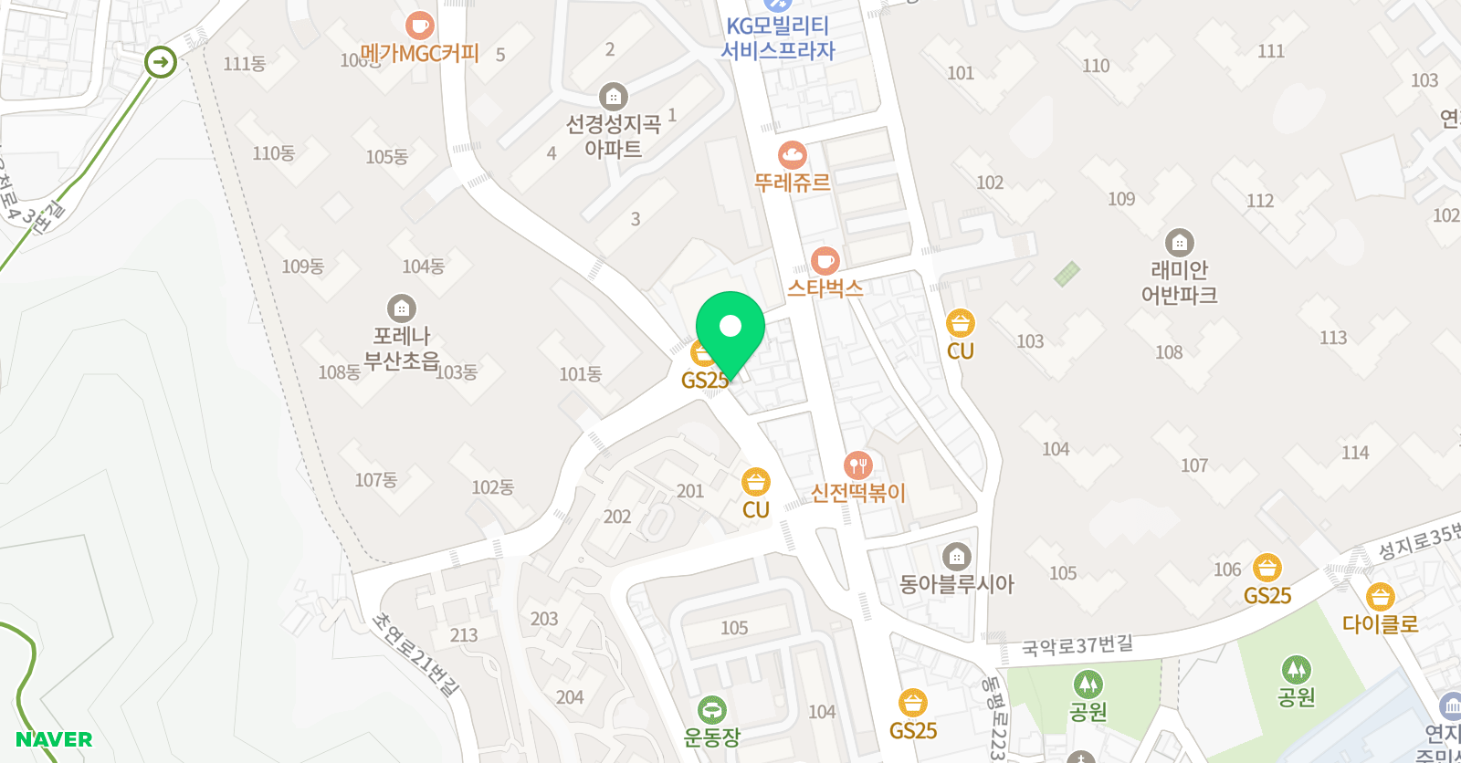 세잎 수학학원 위치