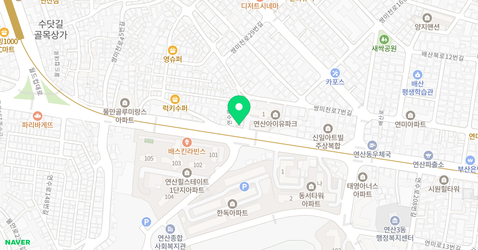 쇼팽의빨간피아노 학원 위치