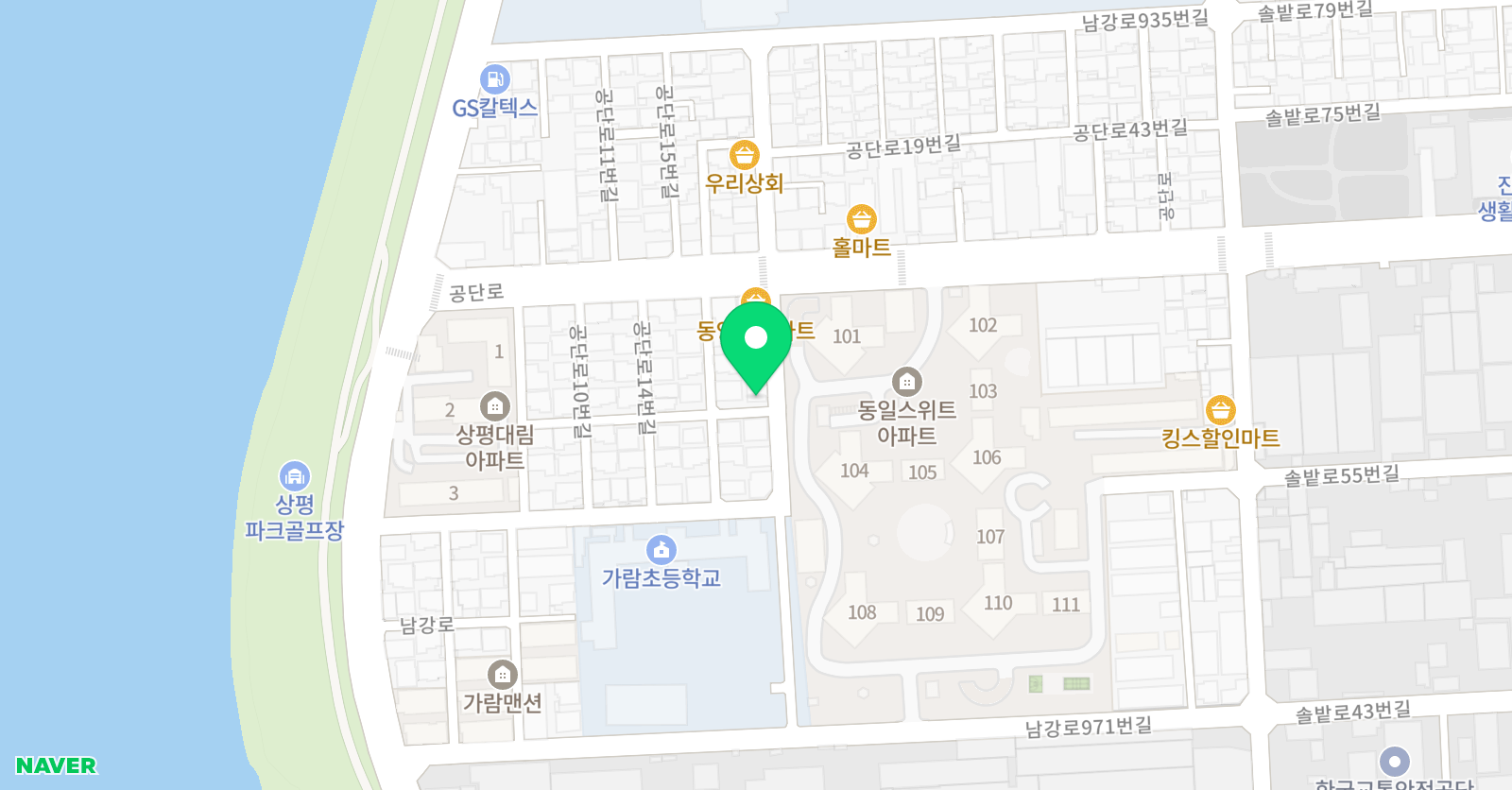 스마트해법영어 한솔플러스 수학학원 진주상평교실 위치