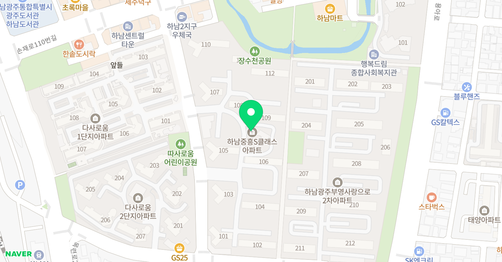 미래엔 수학 산정중흥교실 위치