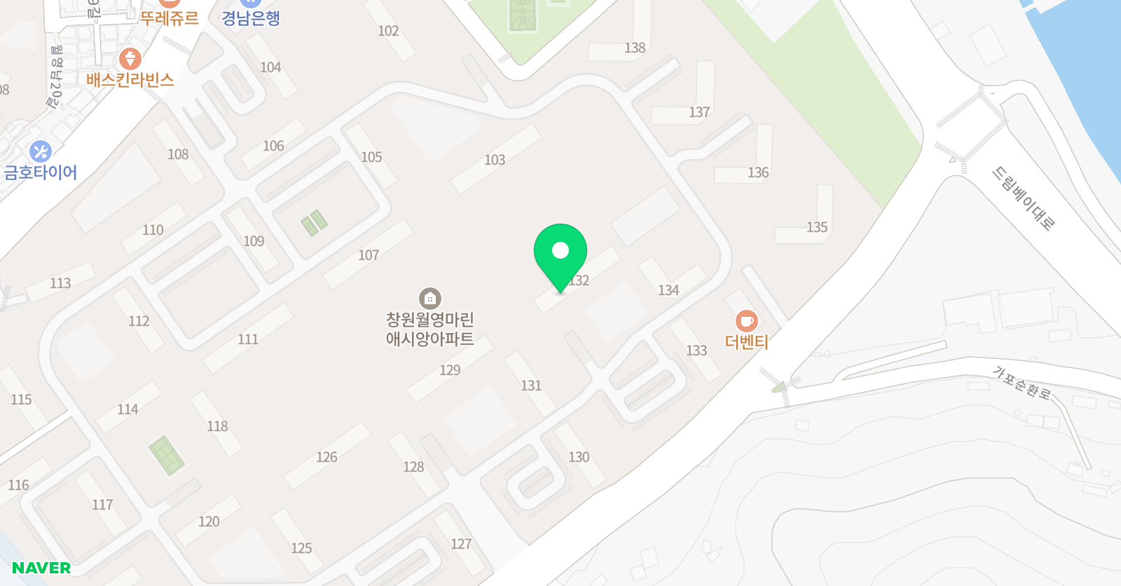 기탄 사고력교실 월영마린애시앙2호점 위치