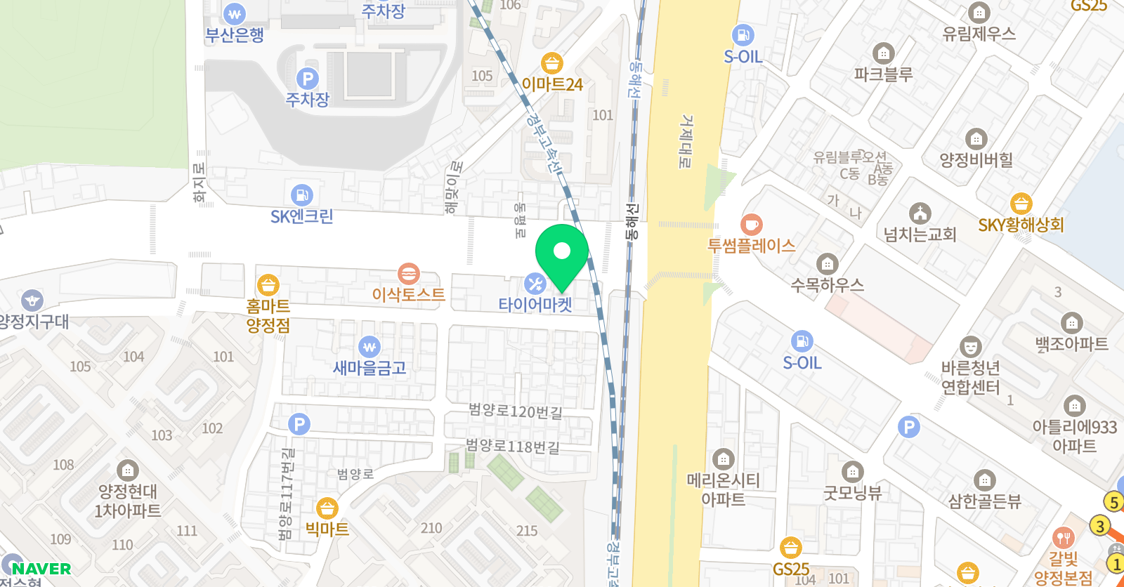 백구현 수학학원 위치