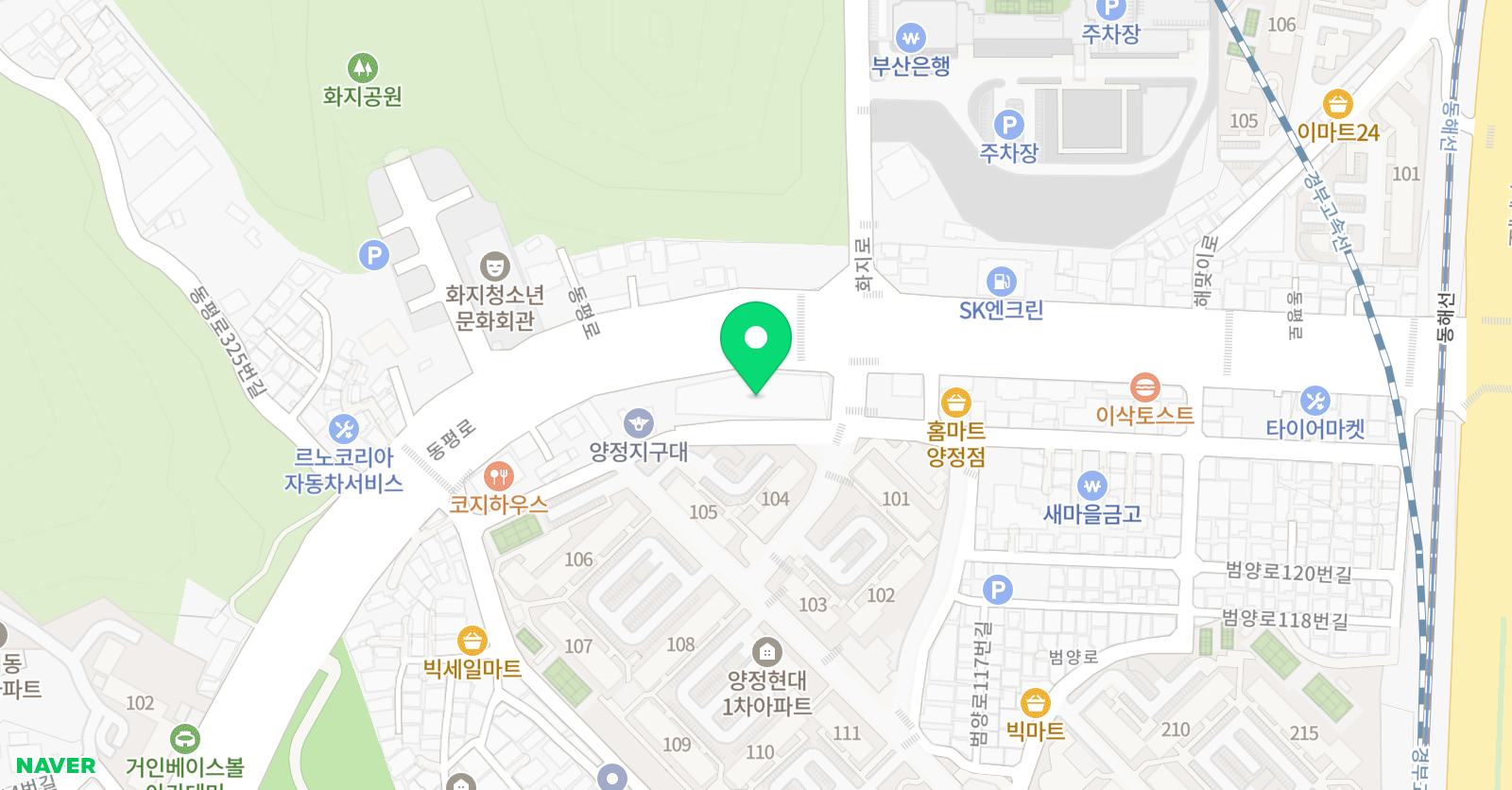 한결 음악학원 위치