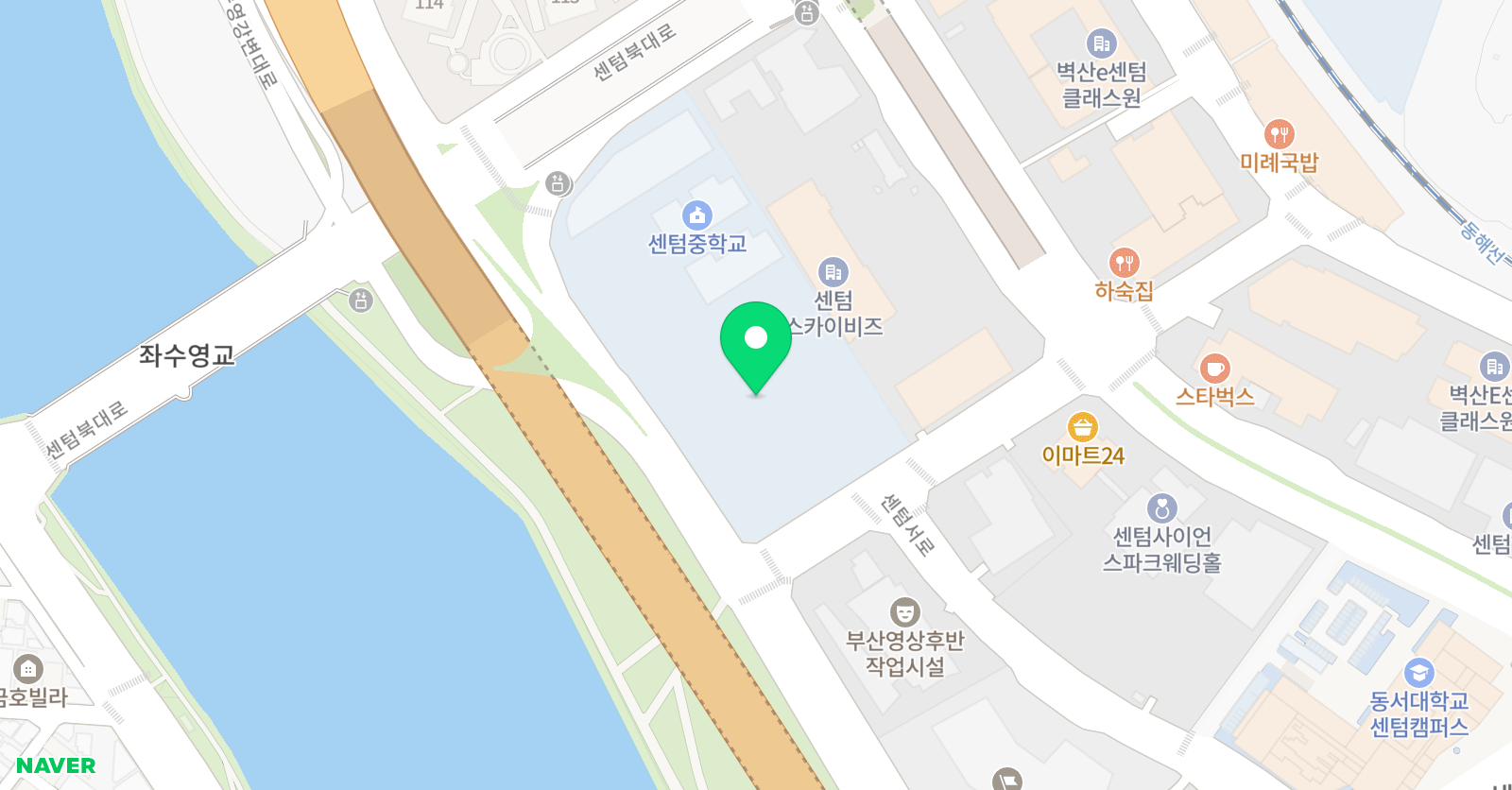부산해운대구리틀야구단 위치