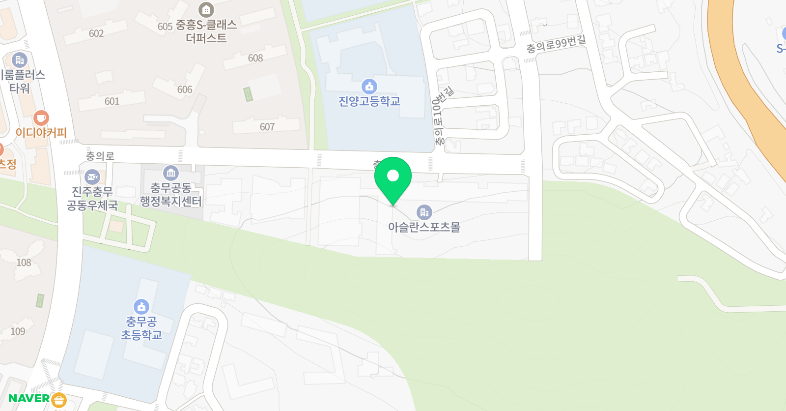 점프윙스 줄넘기클럽 진주아슬란점 위치