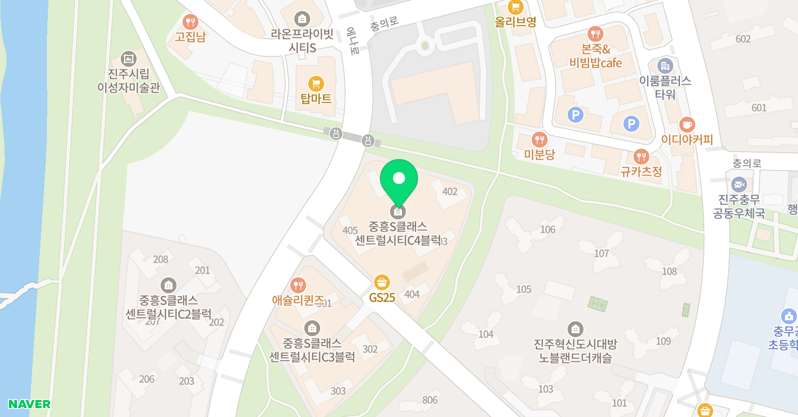 해봄 수학 위치