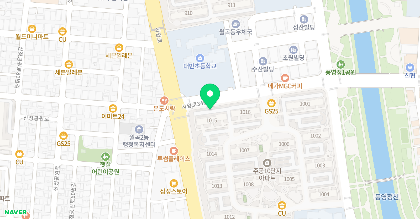 솔루니 영천 논술교습소 위치