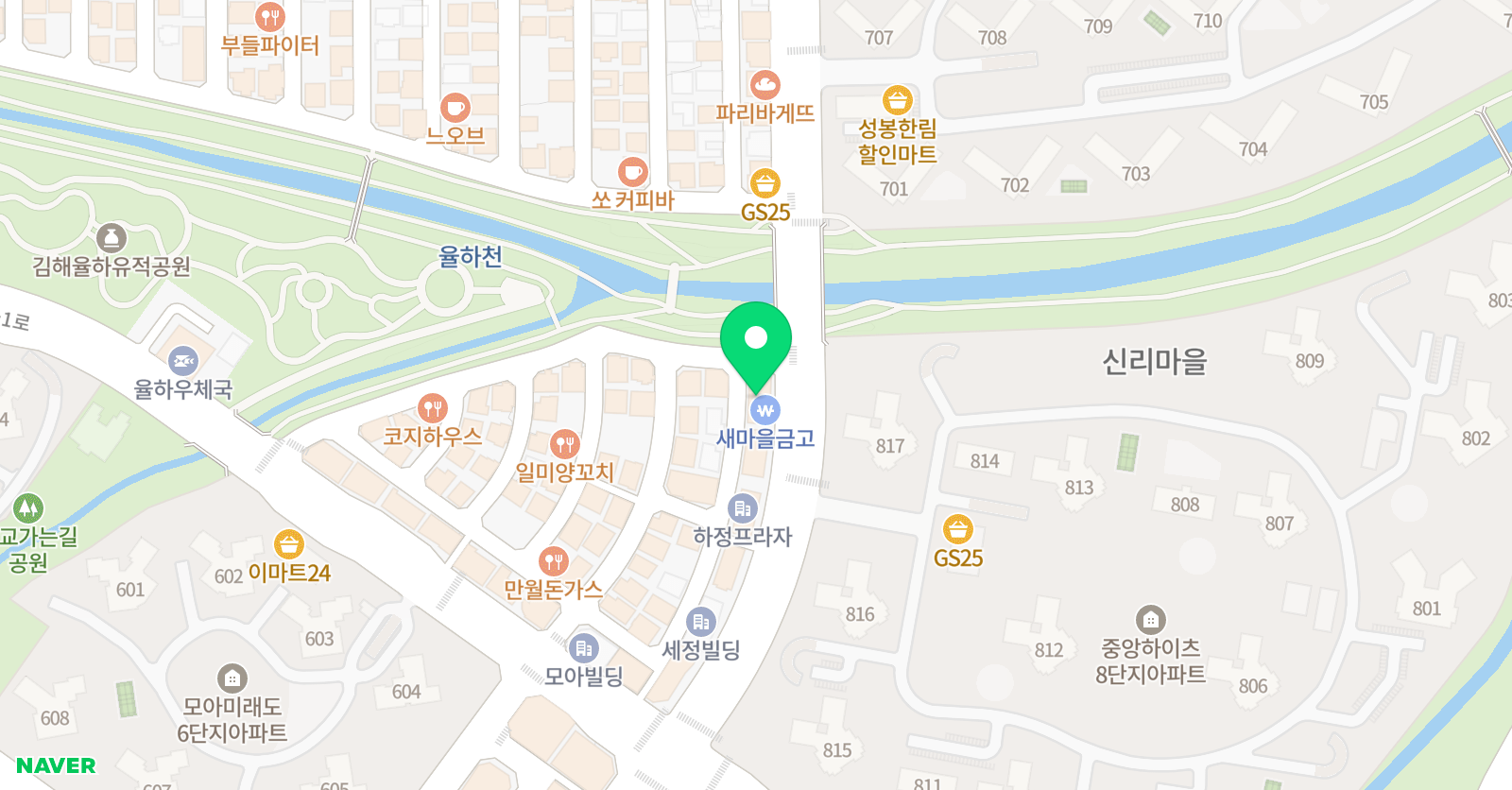 강호 태권도 위치