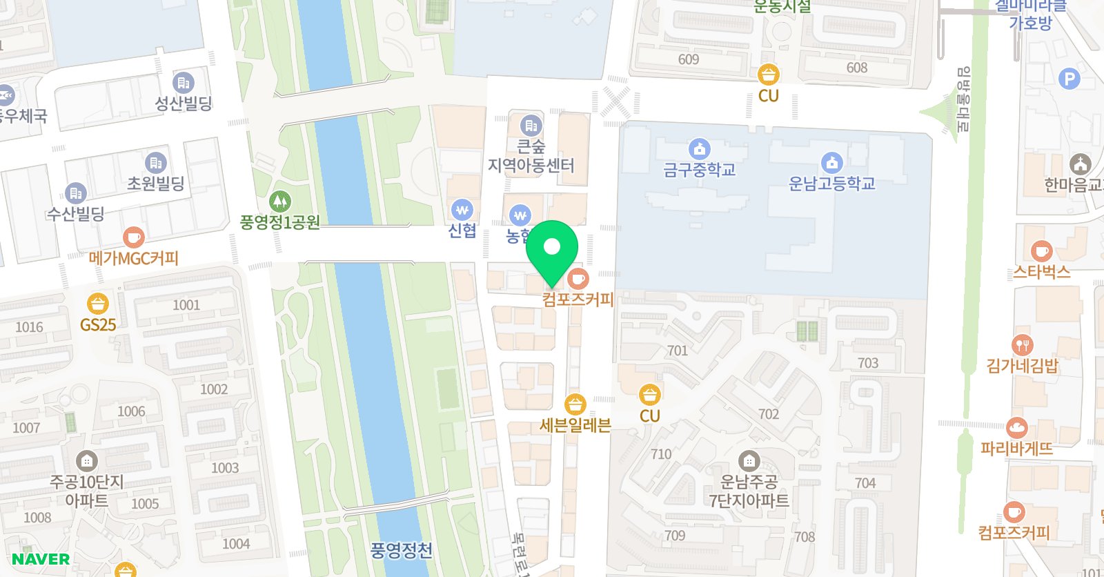 마동민 수학학원 위치