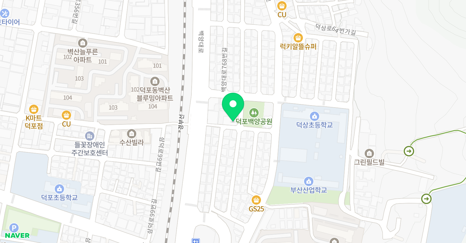 케이트예일 학원 위치