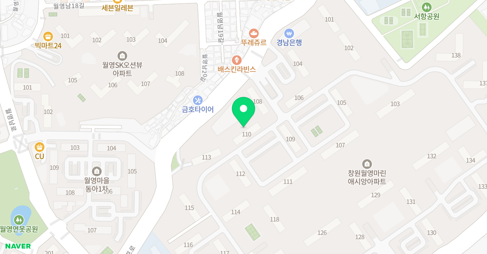 아소비 마산월영3점 위치