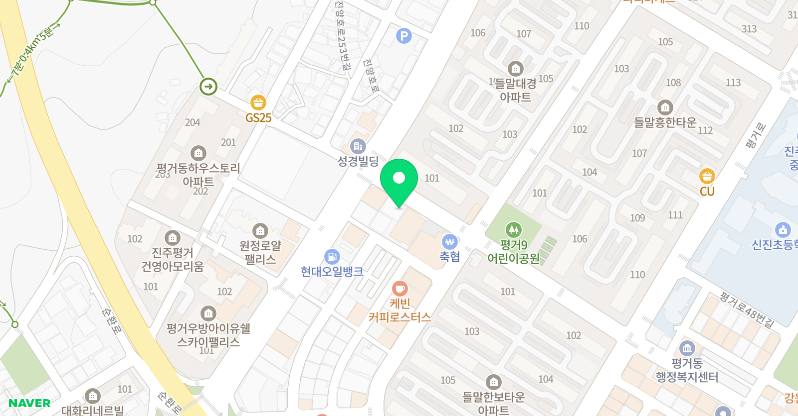 마스터 수학학원 위치