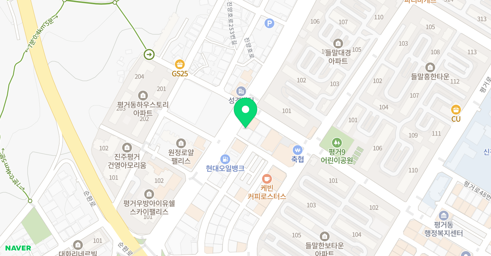 청담 어학원 진주캠퍼스 위치