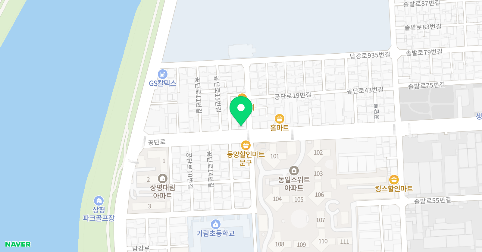 뮤엠 영어 상평점 위치