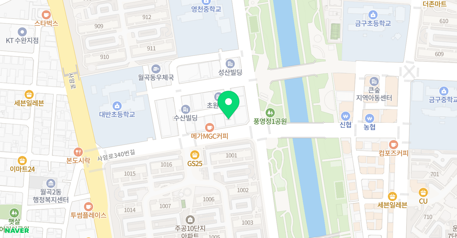 더올림 국어학원 위치