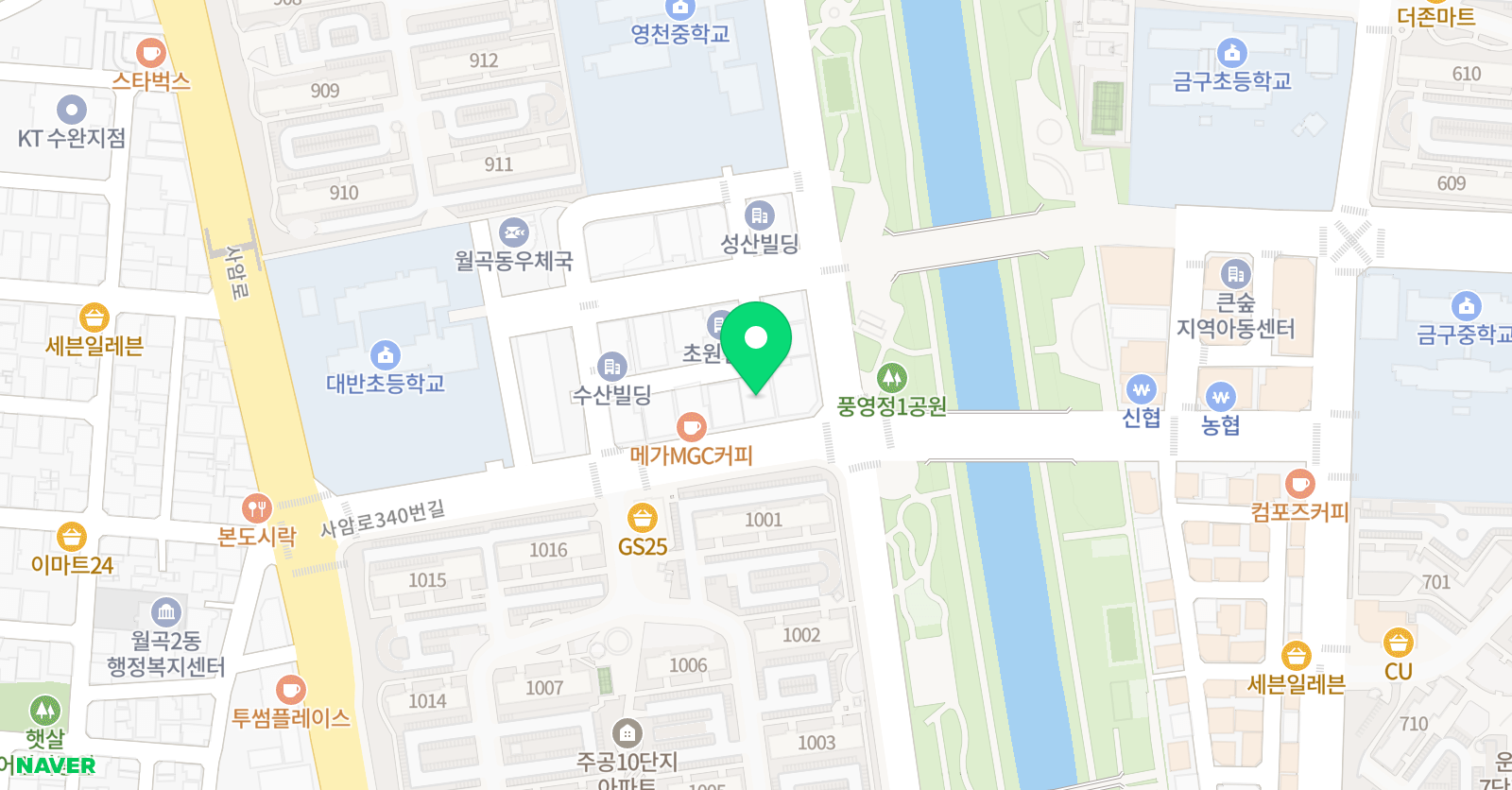 튼튼 영어 광주광산클럽 위치
