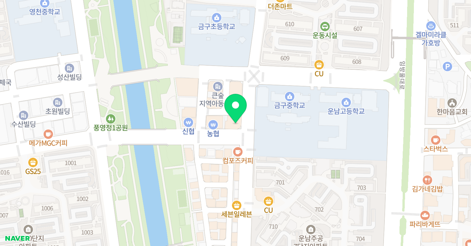 잉글리쉬무무 운남제2학습관 위치