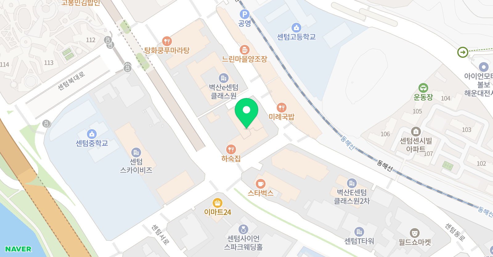 이광호 수학전문학원 위치