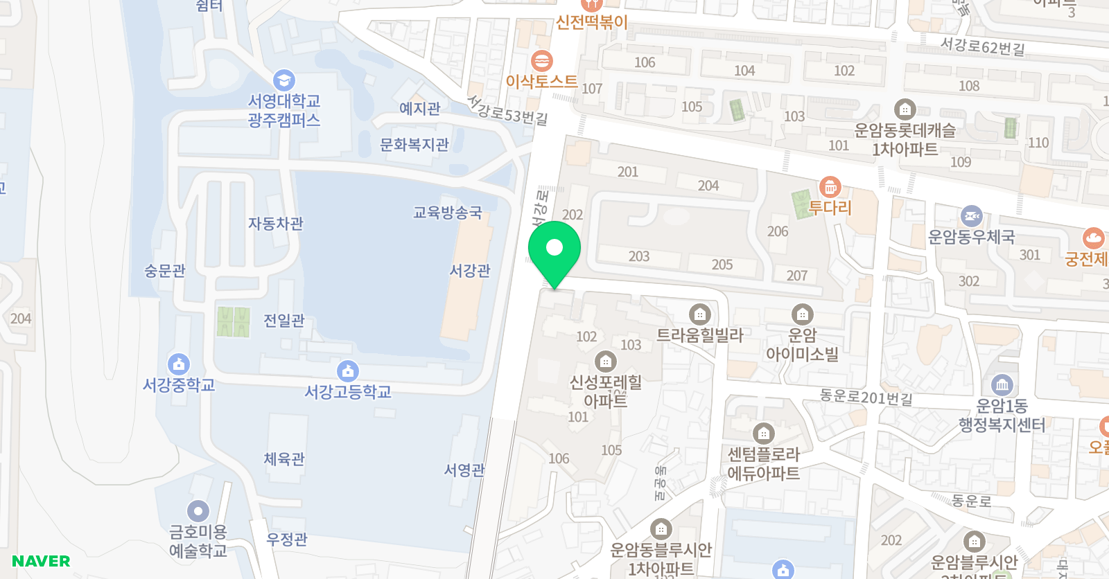 에스엠정상 수학학원 위치