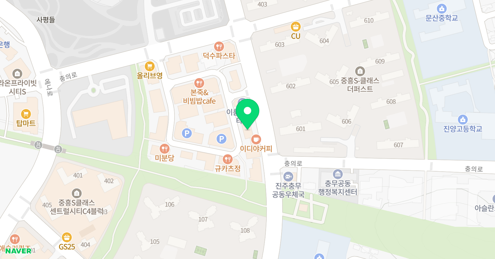 황양규 국어논술전문혁신학원 위치