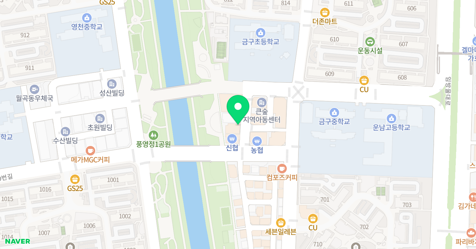 AtoZ 수학영어학원 위치