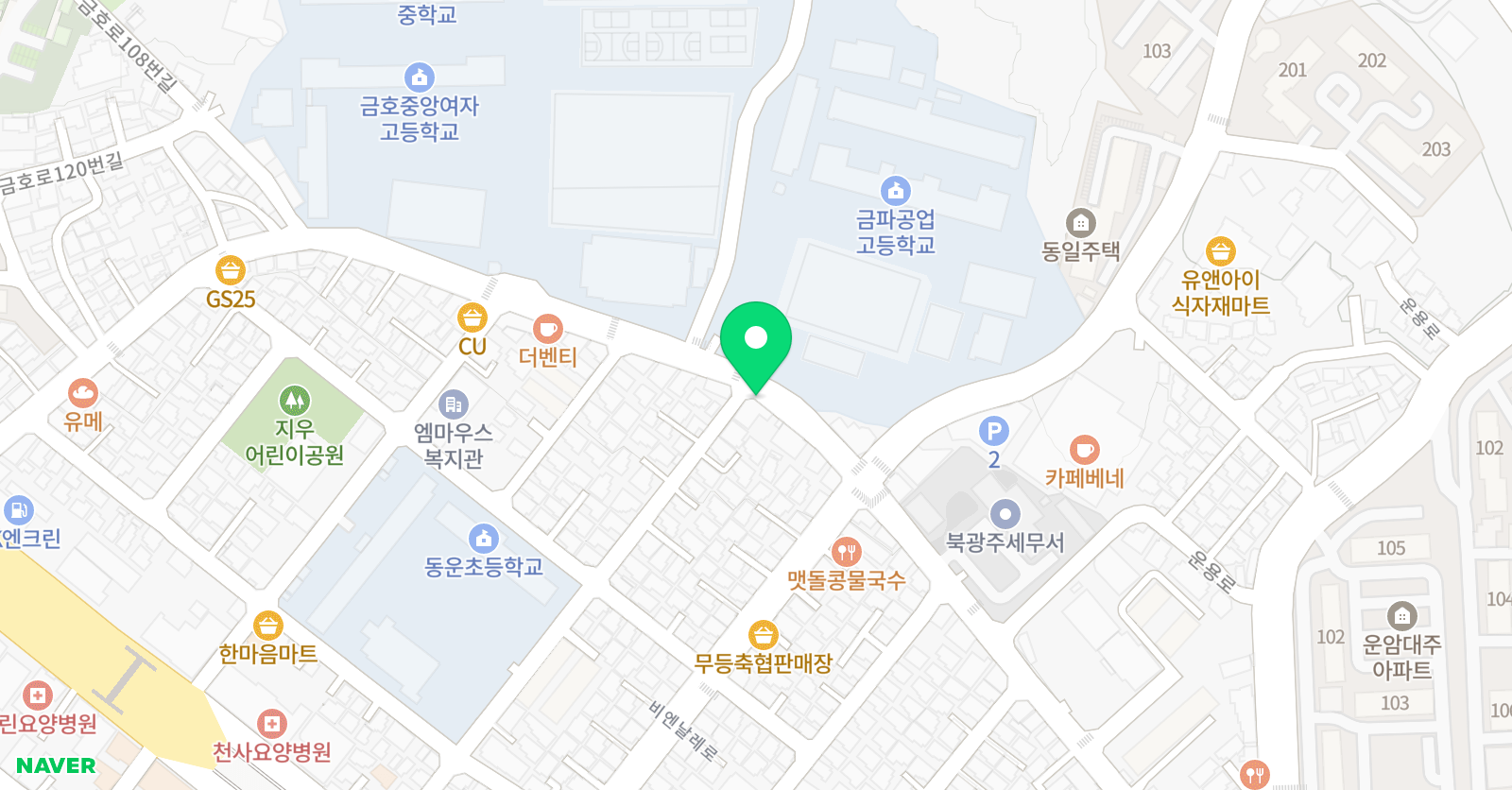 사임당 수학학원 위치