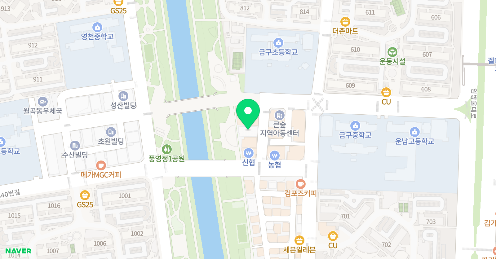 해솔 영어학원 위치