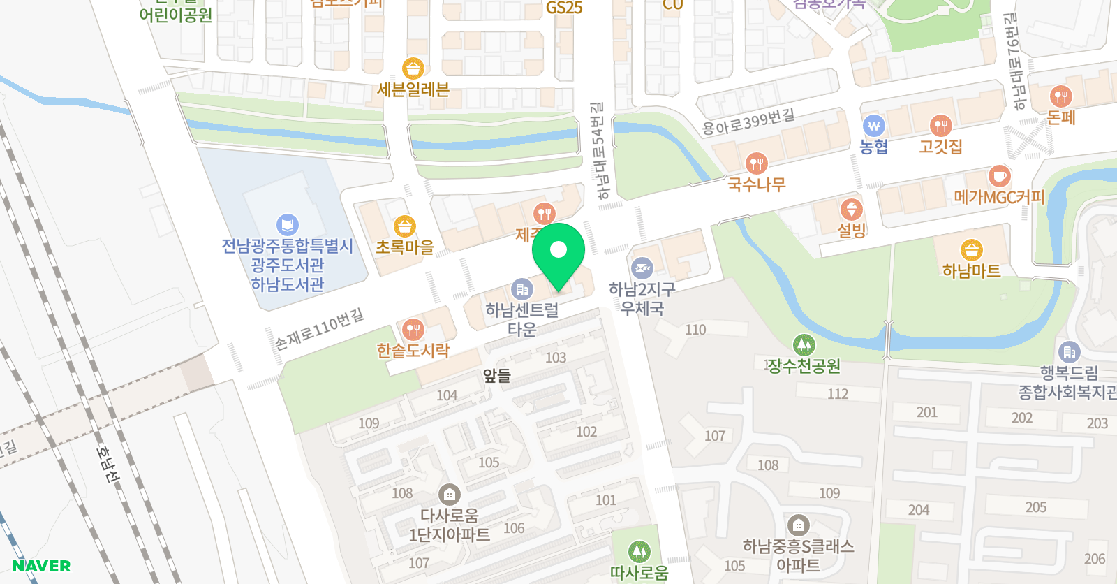 KS 수학전문학원 위치